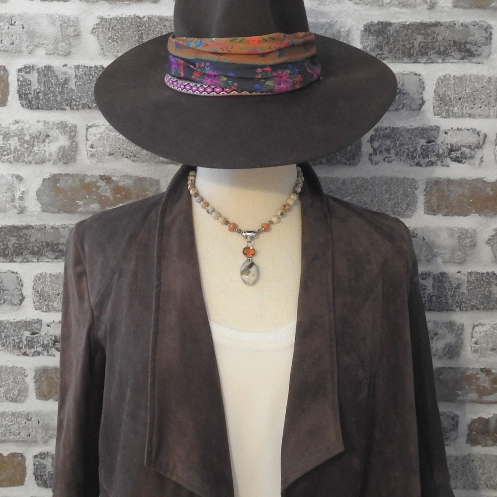 Warm And Earthy Gemstone Necklace